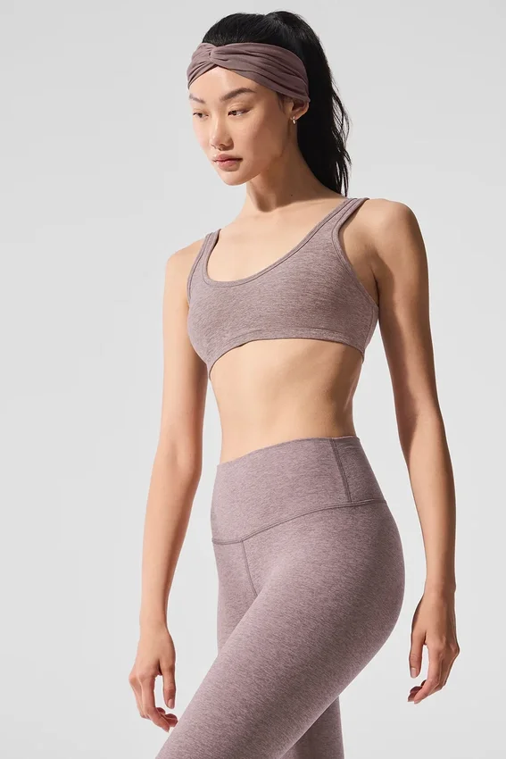Alosoft Center Stage-bh – mörkrosa Quartz Heather