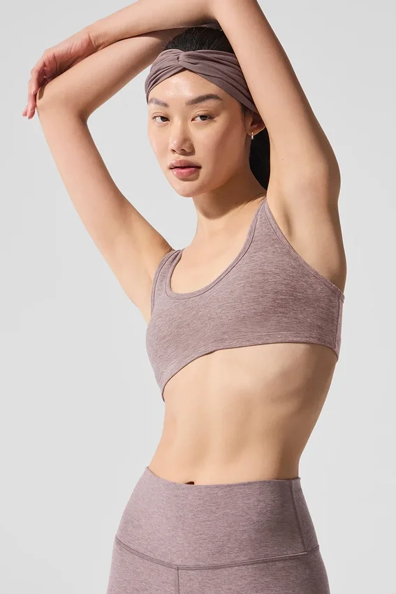 Alosoft Center Stage-bh – mörkrosa Quartz Heather