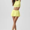 Alosoft Crop Finesse kortärmat – Sunshine