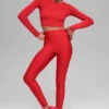 Alosoft Crop Finesse Långärmat – Bright Red
