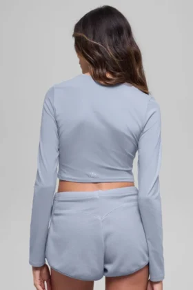 Alosoft Crop Finesse långärmat – Winter Frost