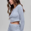 Alosoft Crop Finesse långärmat – Winter Frost