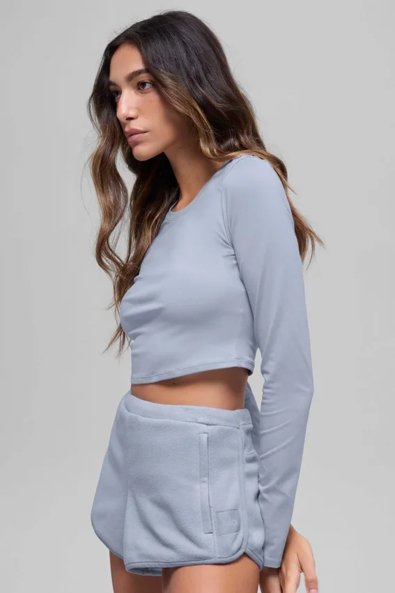 Alosoft Crop Finesse långärmat – Winter Frost