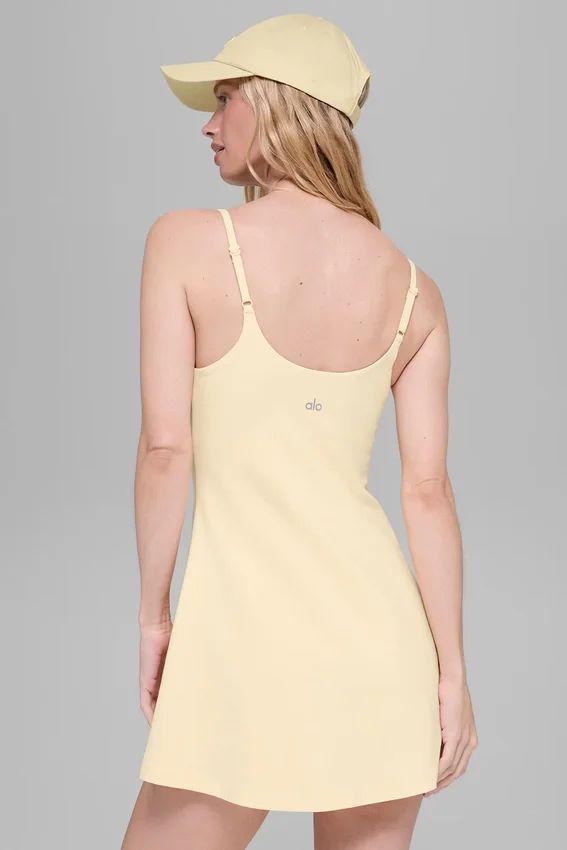 Alosoft Encore tennisklänning – Candlelight Yellow