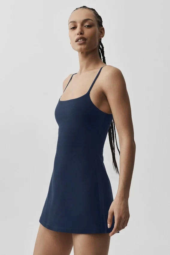 Alosoft Encore tennisklänning – Navy