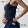 Alosoft Encore tennisklänning – Navy