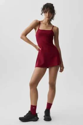 Alosoft Encore tennisklänning – Summer Romance Red