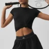 Alosoft Finesse-T-shirt – svart