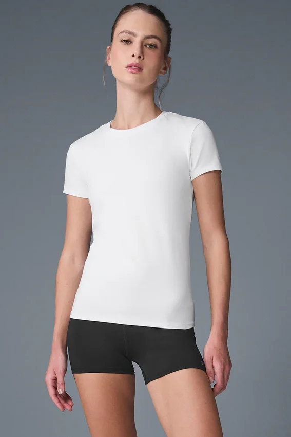Alosoft Finesse Tee – Vit