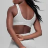 Alosoft Heart Throb-bh – Athletic Heather Grey/Vit