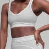 Alosoft Heart Throb-bh – Athletic Heather Grey/Vit