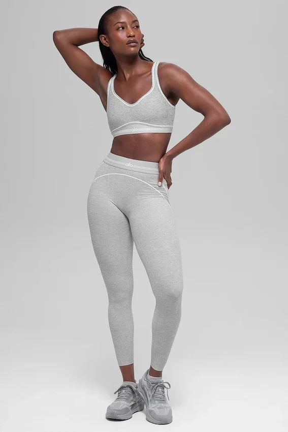 Alosoft Heart Throb-bh – Athletic Heather Grey/Vit