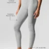 Alosoft High-Waist 7/8 Better Together Leggings – Athletic Heather Grey