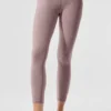 Alosoft High-Waist 7/8 Highlight Legging – Dark Pink Quartz Heather
