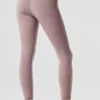 Alosoft High-Waist 7/8 Highlight Legging – Dark Pink Quartz Heather