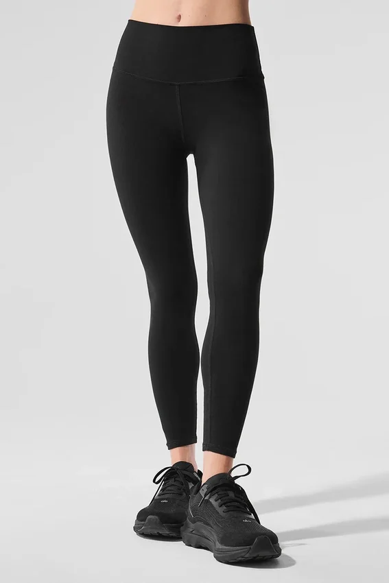 Alosoft High-Waist 7/8 Highlight Legging – svart