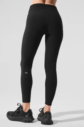 Alosoft High-Waist 7/8 Highlight Legging – svart
