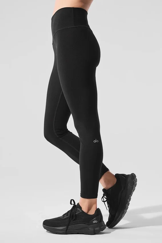Alosoft High-Waist 7/8 Highlight Legging – svart