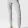 Alosoft High-Waist 7/8 Highlight-Leggings – Athletic Heather Grey