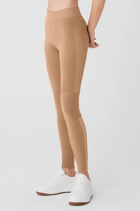 Alosoft High-Waist Head Start Leggings – Toasted Almond