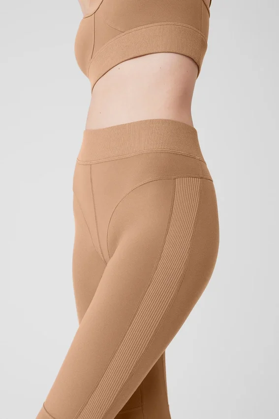 Alosoft High-Waist Head Start Leggings – Toasted Almond