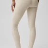Alosoft High-Waist Heart Throb Leggings – Oatmeal Heather/White