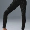 Alosoft High-Waist Sunray Legging – Svart/Vit