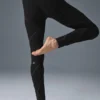 Alosoft High-Waist Sunray Legging – Svart/Vit