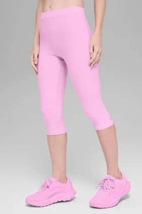 Alosoft Iconic 90’S Capri med High-Waist – godisrosa