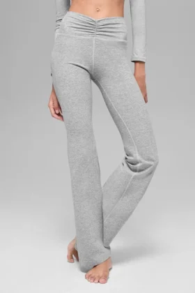 Alosoft Intuition High-Waist bootcut-leggings – Athletic Heather Grey