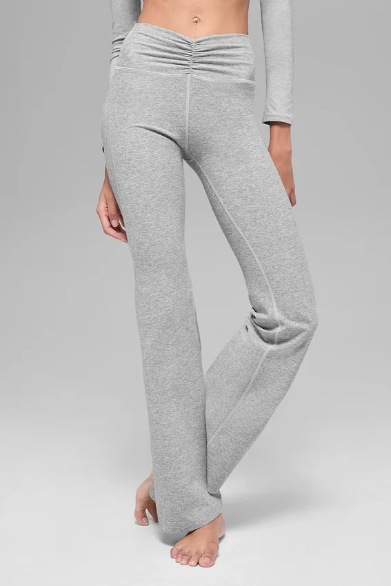 Alosoft Intuition High-Waist bootcut-leggings – Athletic Heather Grey