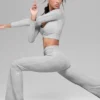 Alosoft Intuition High-Waist bootcut-leggings – Athletic Heather Grey