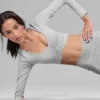 Alosoft Intuition långärmad BH – Athletic Heather Grey