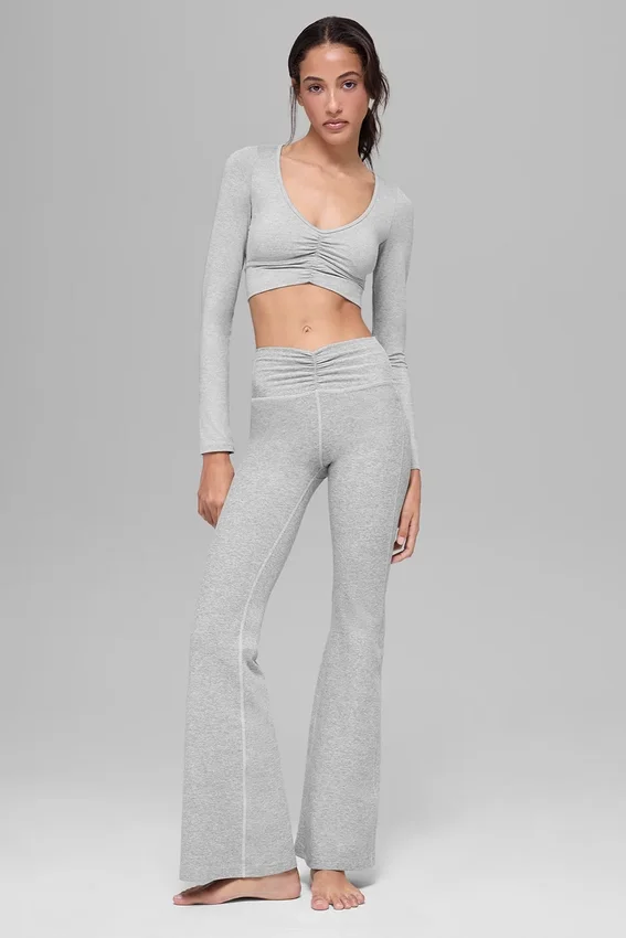 Alosoft Intuition långärmad BH – Athletic Heather Grey