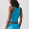Alosoft Level up Full Zip Tank – azurblå