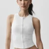Alosoft Level up Full Zip Tank – Vit