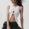 Alosoft Level up Full Zip Tank – Vit