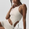 Alosoft Ribbed Revelation Tank – Oat Milk