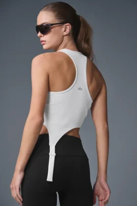 Alosoft Ribbed Revelation Tank – Vit