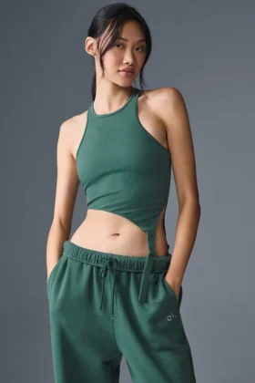 Alosoft Ribbed Revelation Tank – Winter Ivy