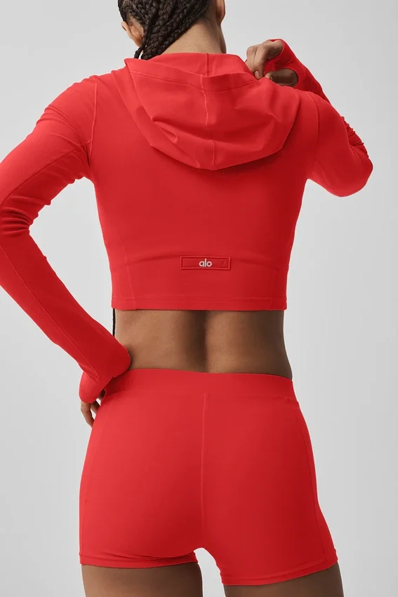 Alosoft Sincere figursydd jacka – klarröd
