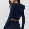 Alosoft Sincere figursydd jacka – marinblå