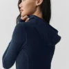 Alosoft Sincere figursydd jacka – marinblå