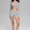 Alosoft Sincere Fitted Jacket – Athletic Heather Grey