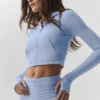 Alosoft Sincere Fitted Jacket – ljus provenceblå