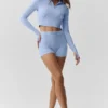 Alosoft Sincere Fitted Jacket – ljus provenceblå