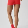 Alosoft Sincere Micro Shorts – Bright Red
