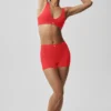 Alosoft Sincere Micro Shorts – Bright Red