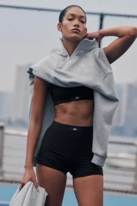 Alosoft Sincere Micro Shorts – Svart