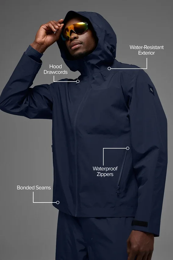 Alpha Shell-jacka – Navy